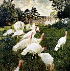 Claude Monet The Turkeys painting